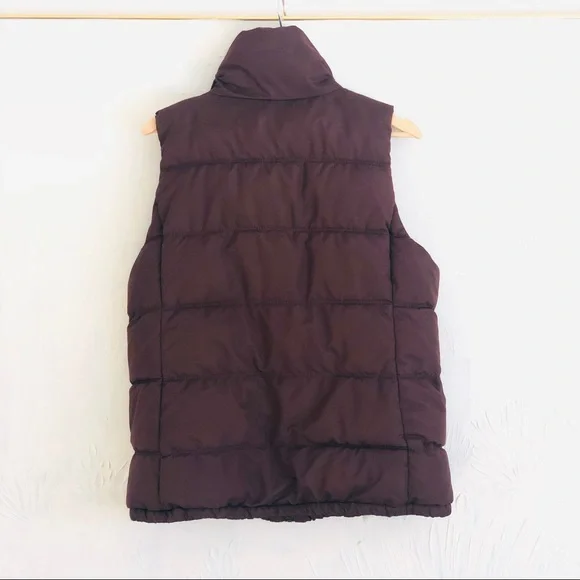 Old Navy Maroon Puffer Vest - Womens L - Picture 5 of 5